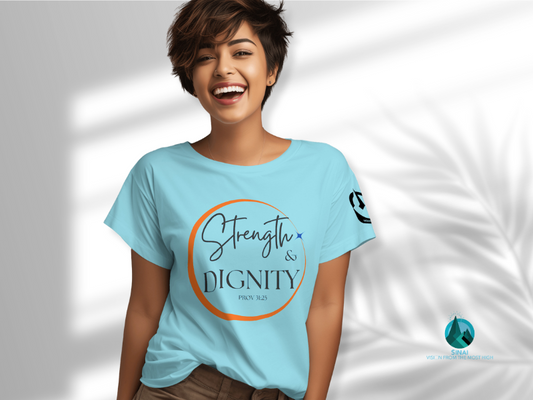 Embodying Resilience: Dignity & Strength Premium T-Shirt Women
