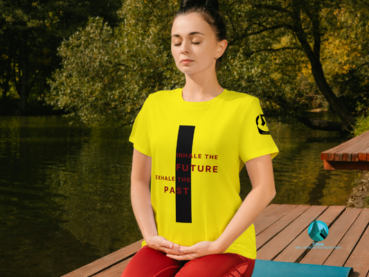 Embrace Tomorrow: Inhale Future Premium T-Shirt Women